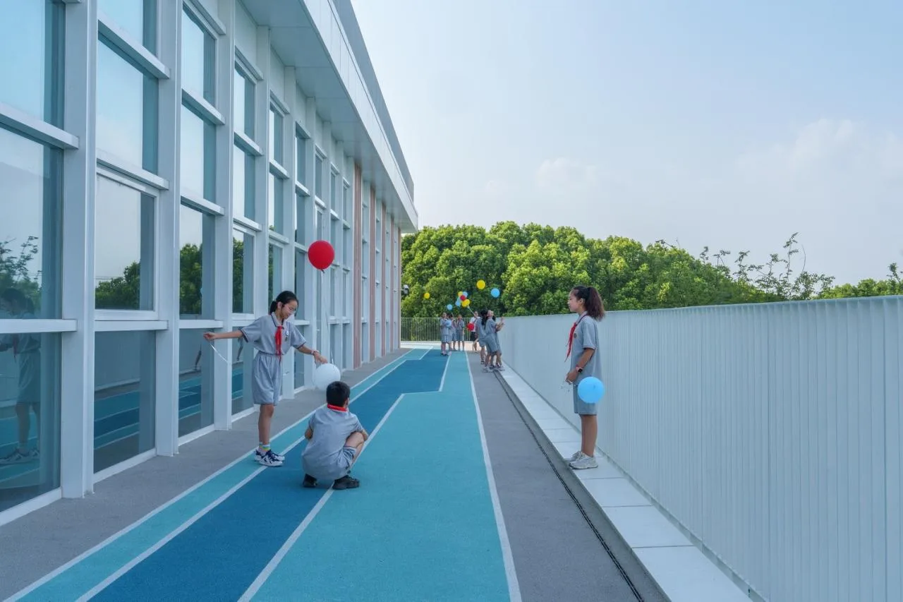 BIM Architecture | Shanghai Experimental School Jiading New City Branch/Daguan Landscape
