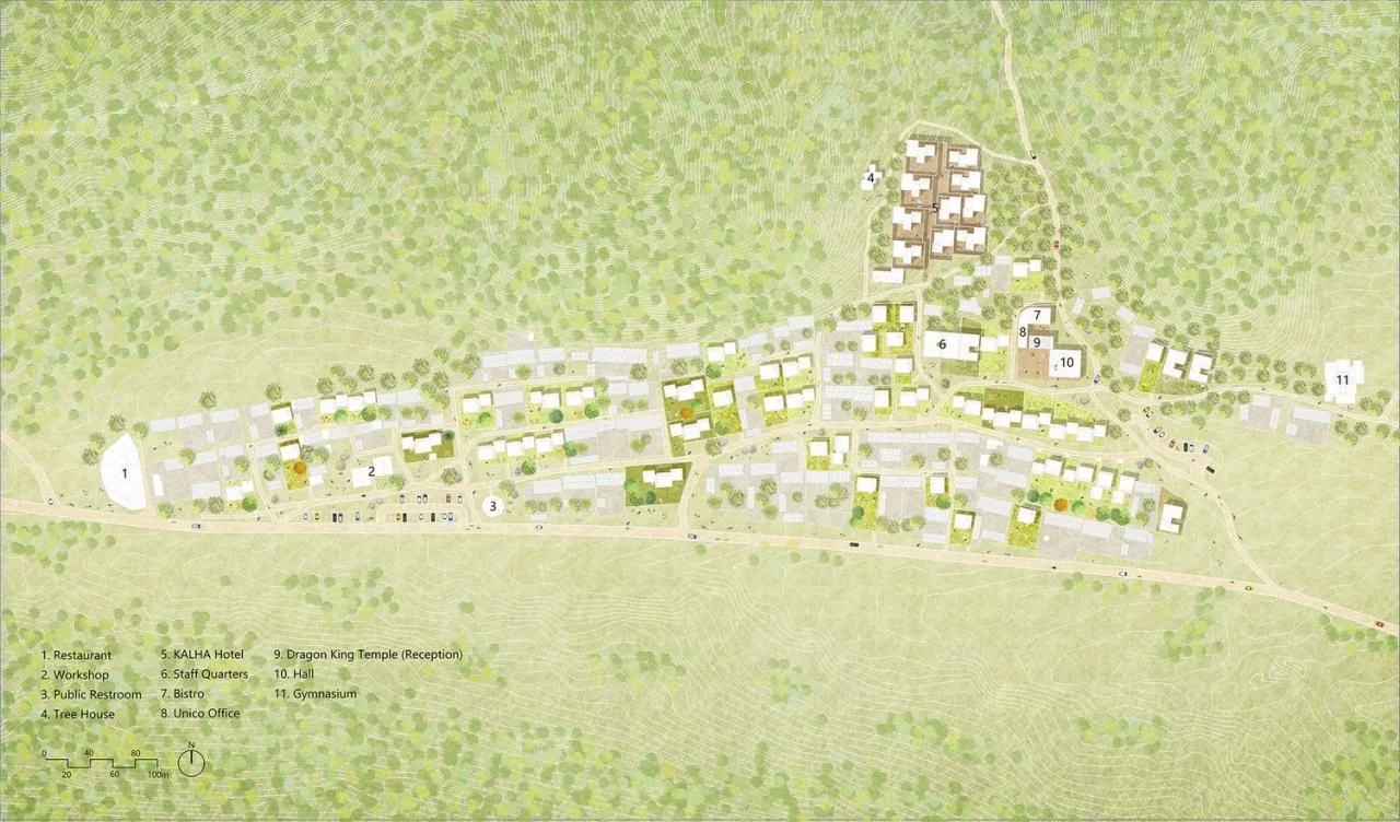 BIM Architecture | KALHA Hotel · "Wolitun" Village Renewal/CPLUS