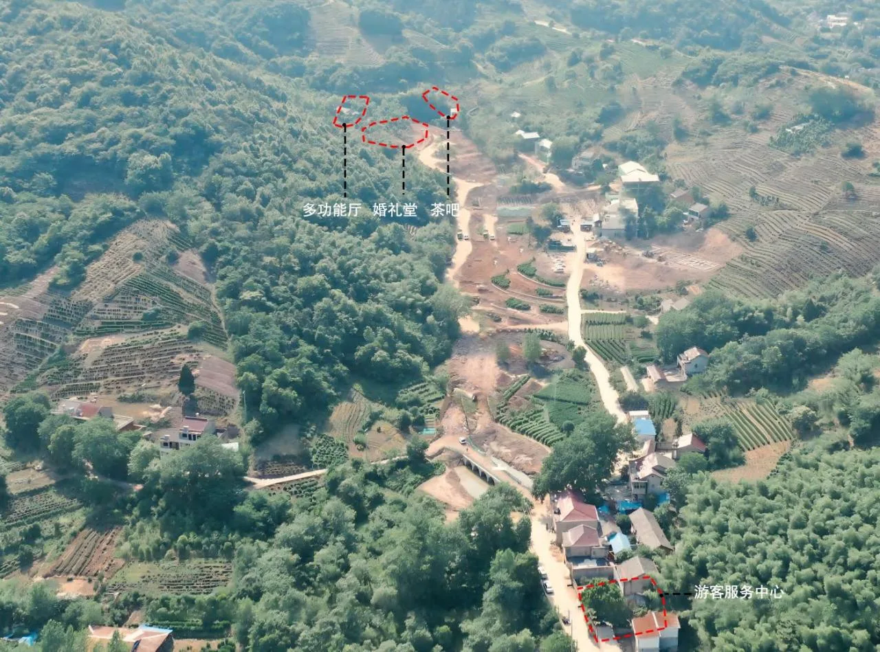 BIM Architecture | Resting in the mountains and valleys, Huwa Slow Time: Huwa Happy Tea Valley, Ketan Town, Lujiang County/China Railway Hefei Municipal Engineering Design and Research Institute Co., Ltd