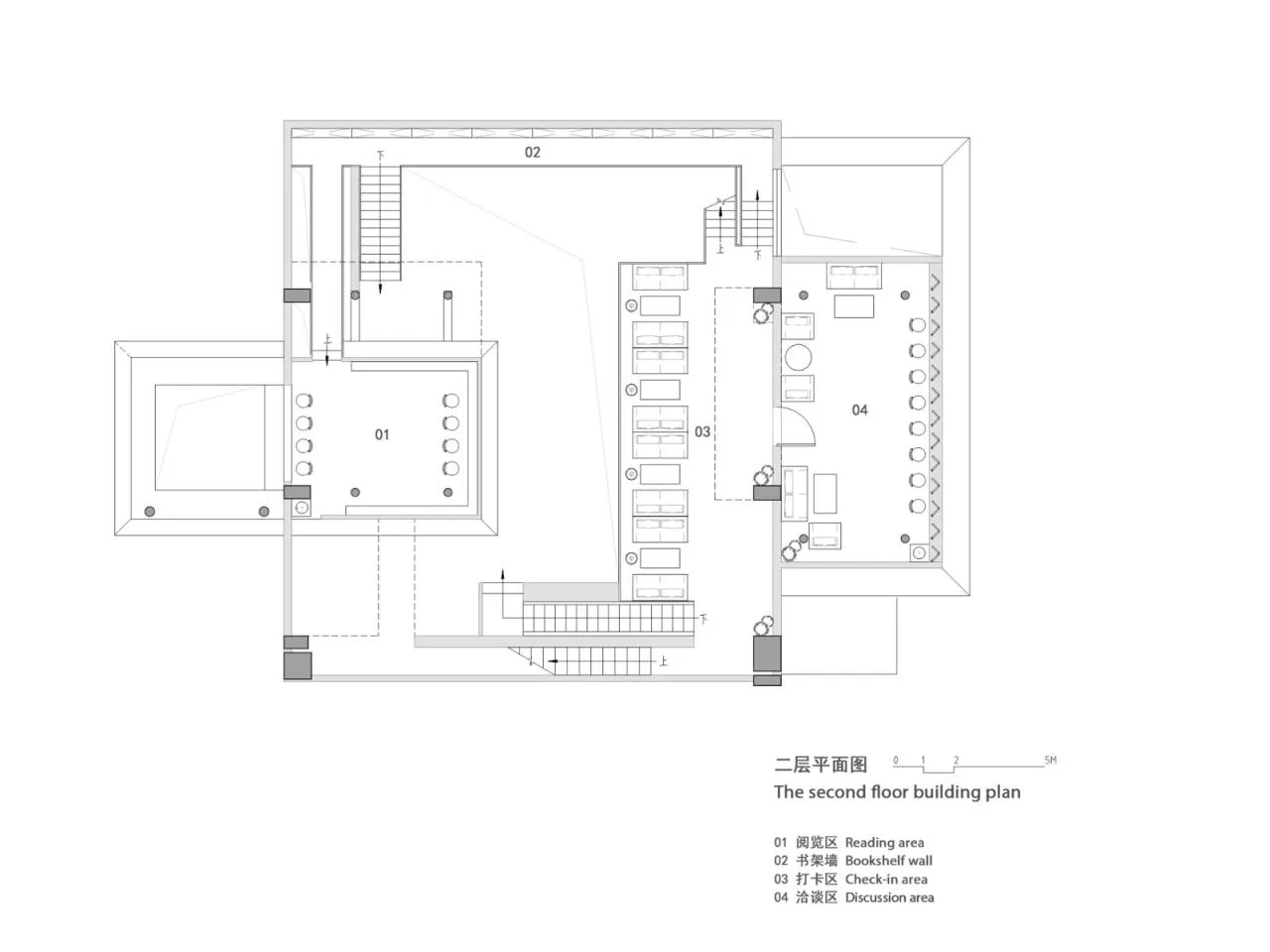 BIM Architecture | Ladder Space: Old Factory Building, New Bookstore/Plain Building