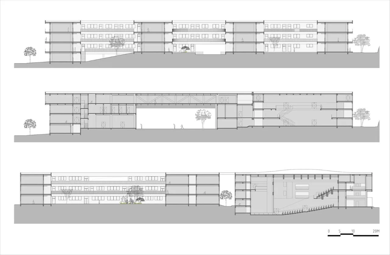 BIM Architecture | Nanshan Wufutang Senior High School/Lowercase Architecture