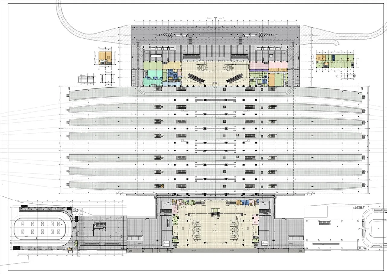 BIM Architecture | Xiamen North Station Expansion Design/CCDI Smart Interior Design