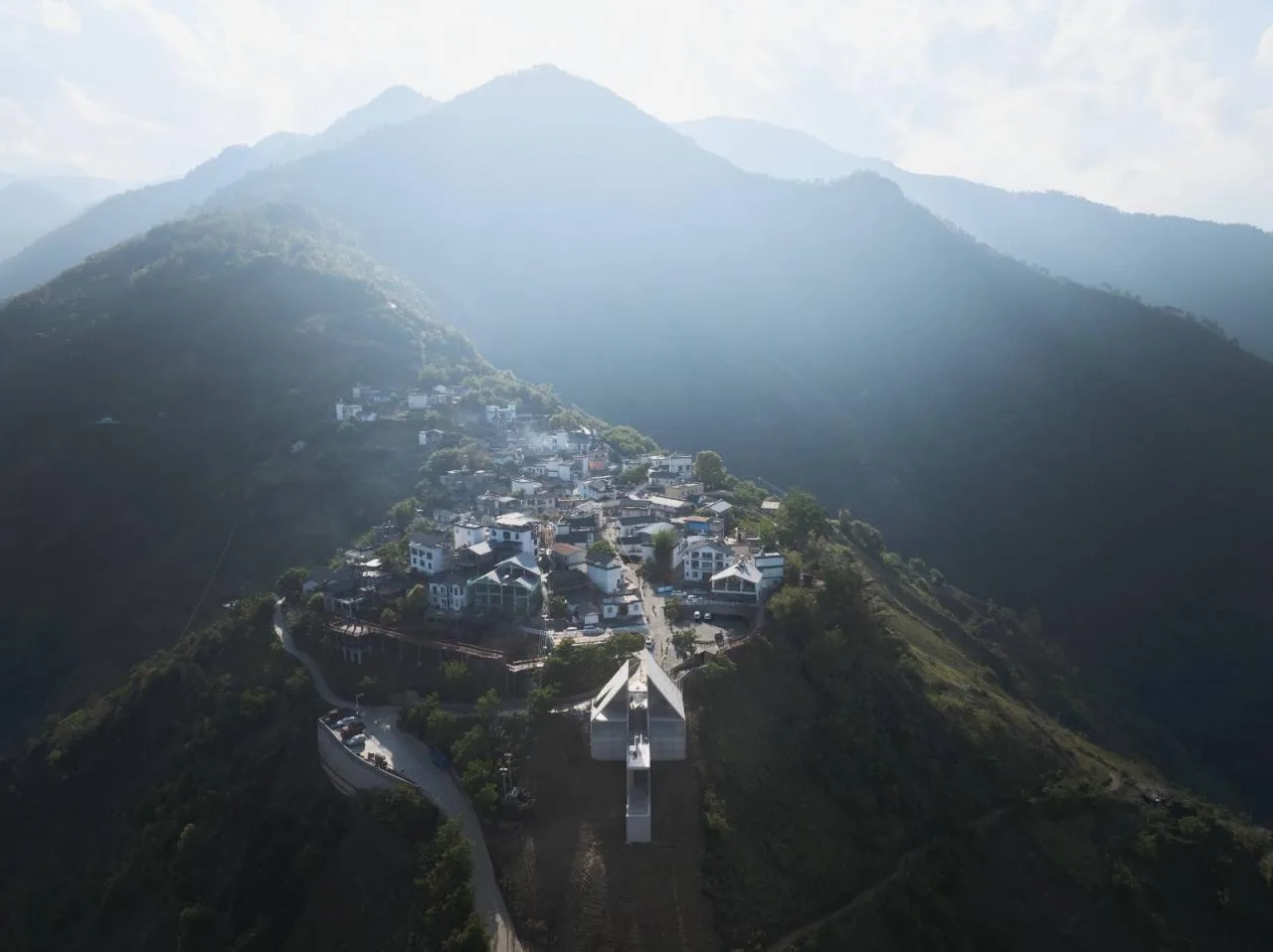 BIM Architecture | Nujiang Grand Canyon Pioneer Bookstore/Trail · Architectural Firm (TAO)