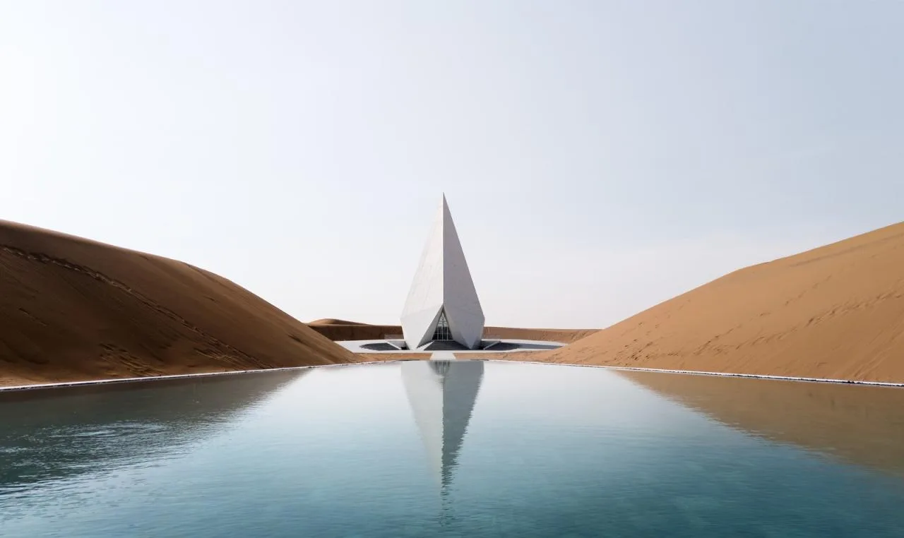 BIM Architecture | Zhongwei Desert Diamond Hotel/Shuishi Design - Mikawa Studio