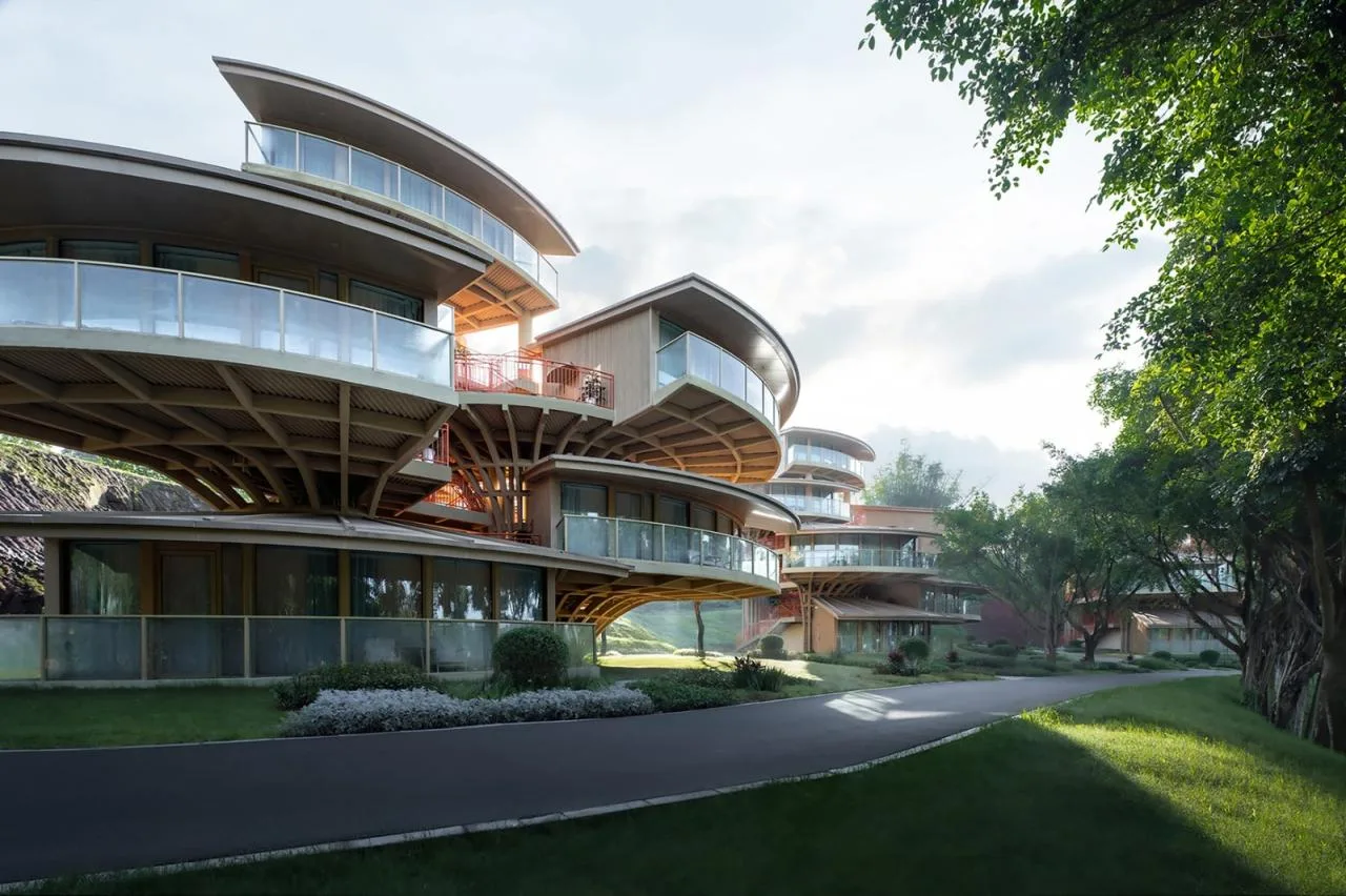BIM Architecture | Structure of Leaves: Tree House Design for Nanxi Happy Countryside Wild Fun Hotel/Wang Hui Architecture Studio