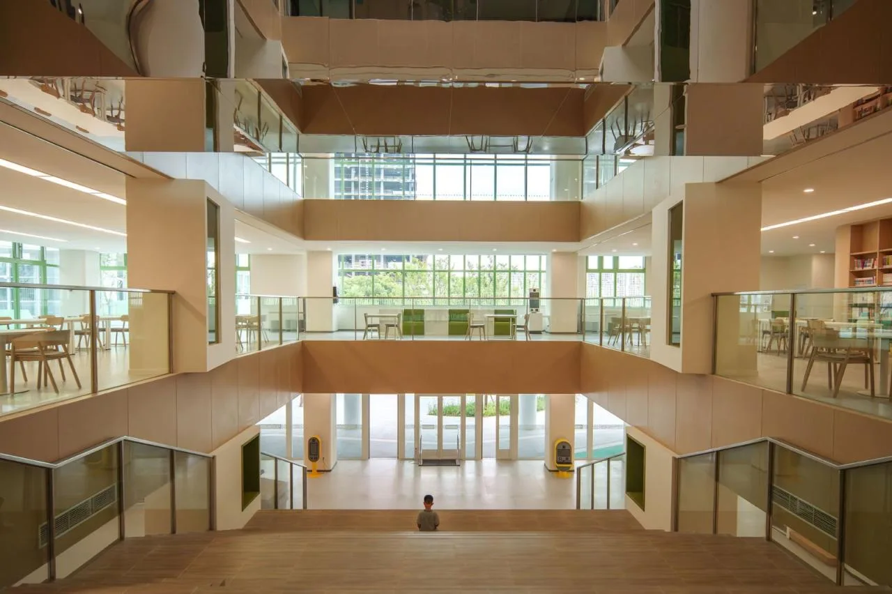 BIM Architecture | Shanghai Experimental School Jiading New City Branch/Daguan Landscape