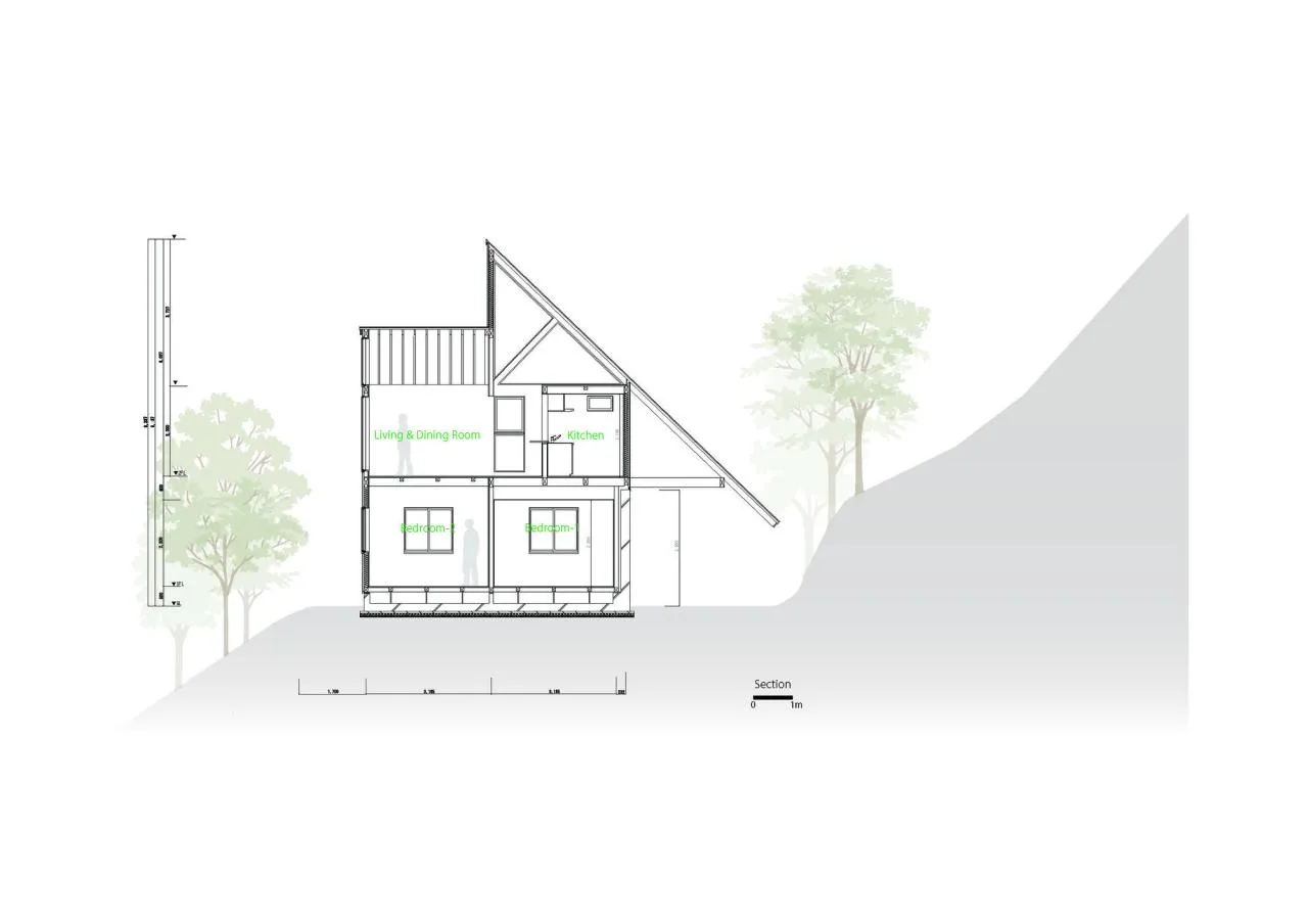BIM Architecture | Futsu Vacation Cottage/Atelier MEME