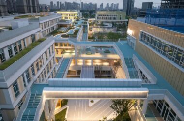 BIM Architecture Project: Shanghai Experimental School Jiading New City Branch by Daguan Landscape-BIM WORLD