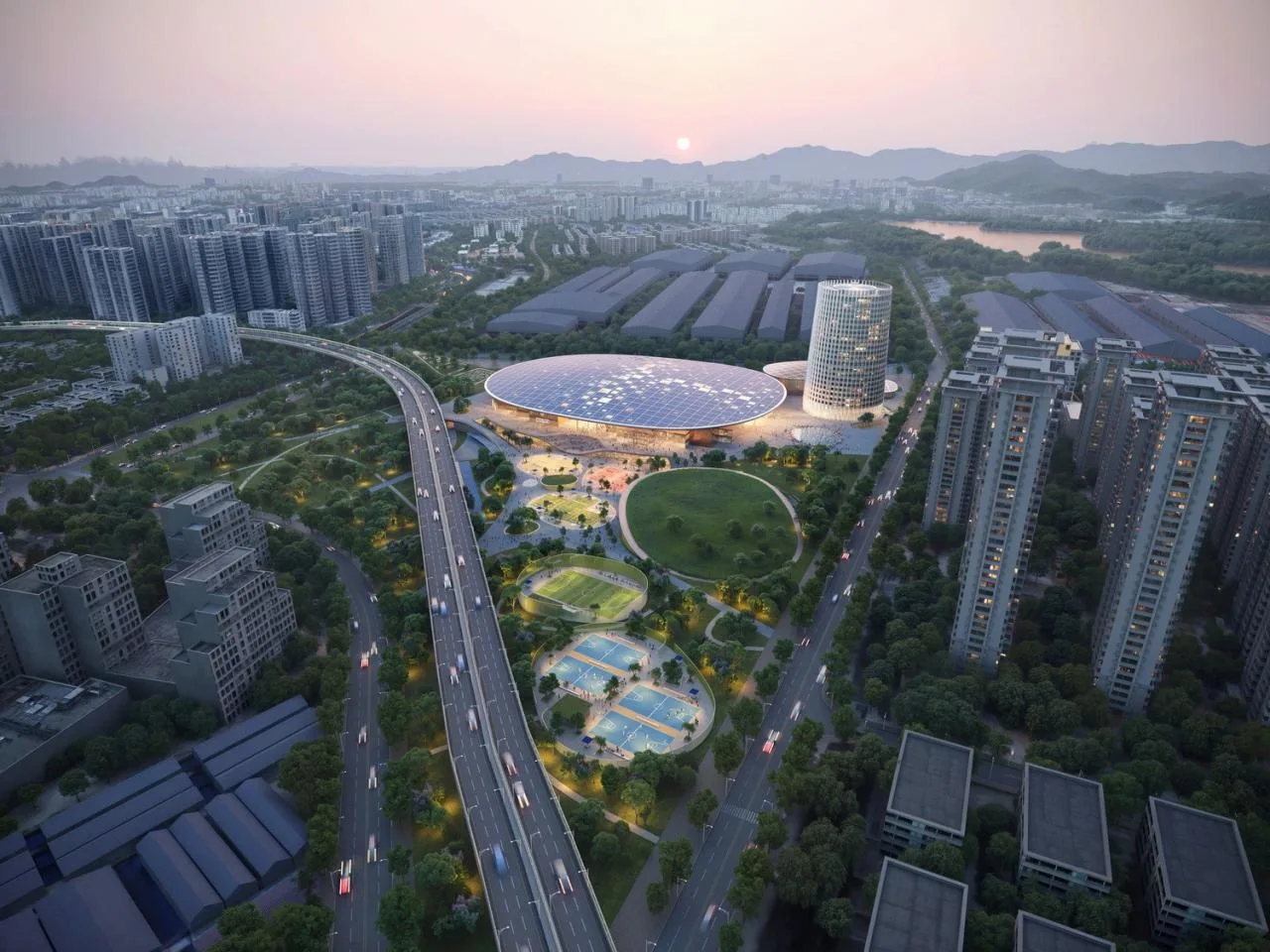 BIM Architecture | MVRDV wins China Badminton Training Center Design Competition