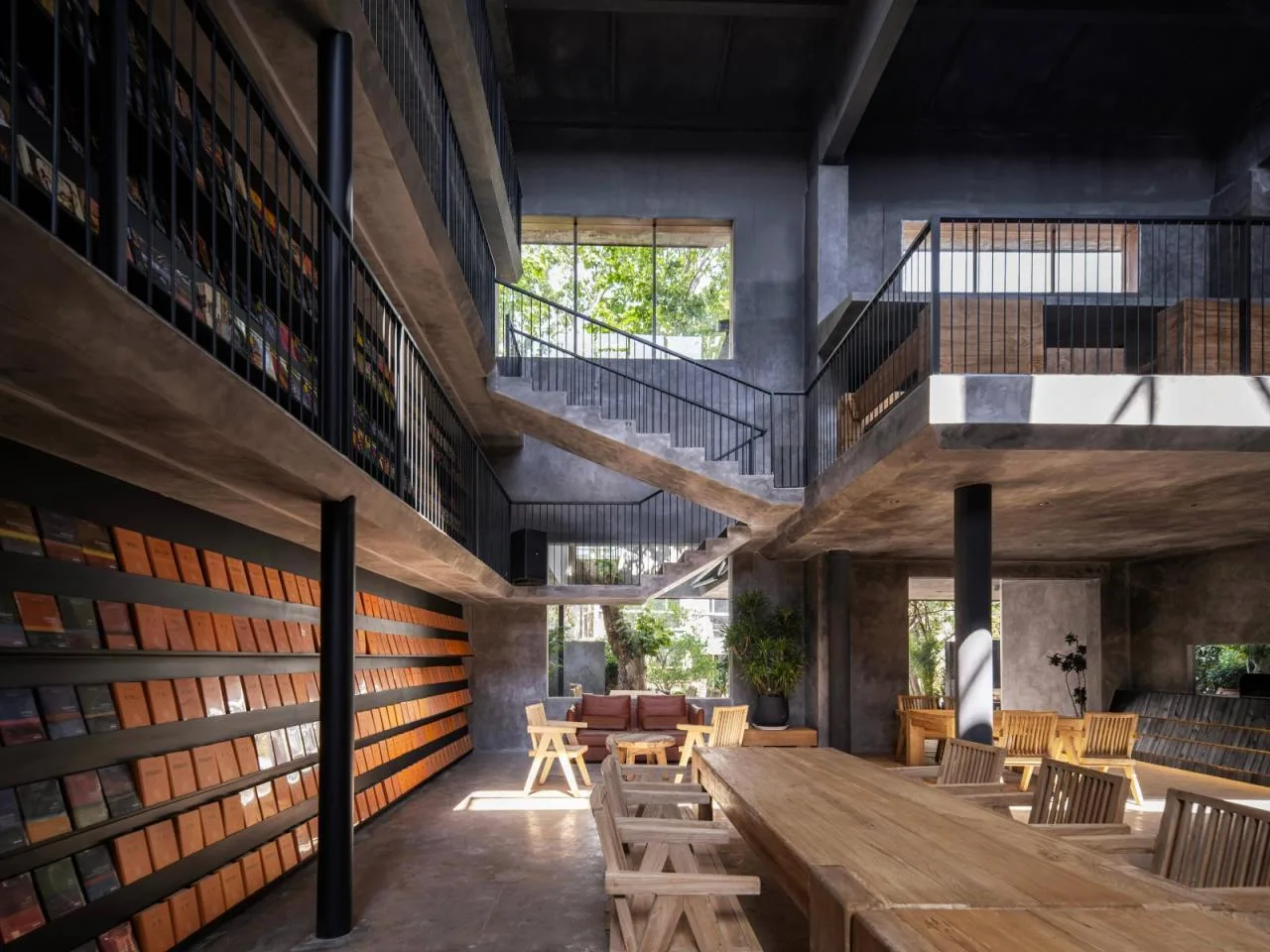 BIM Architecture | Ladder Space: Old Factory Building, New Bookstore/Plain Building