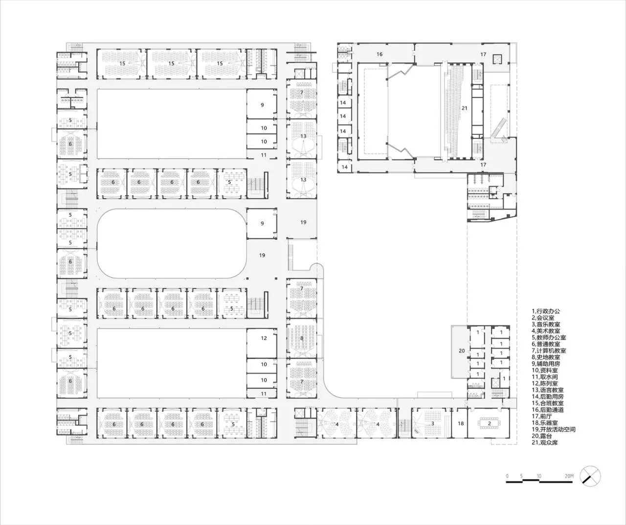 BIM Architecture | Nanshan Wufutang Senior High School/Lowercase Architecture