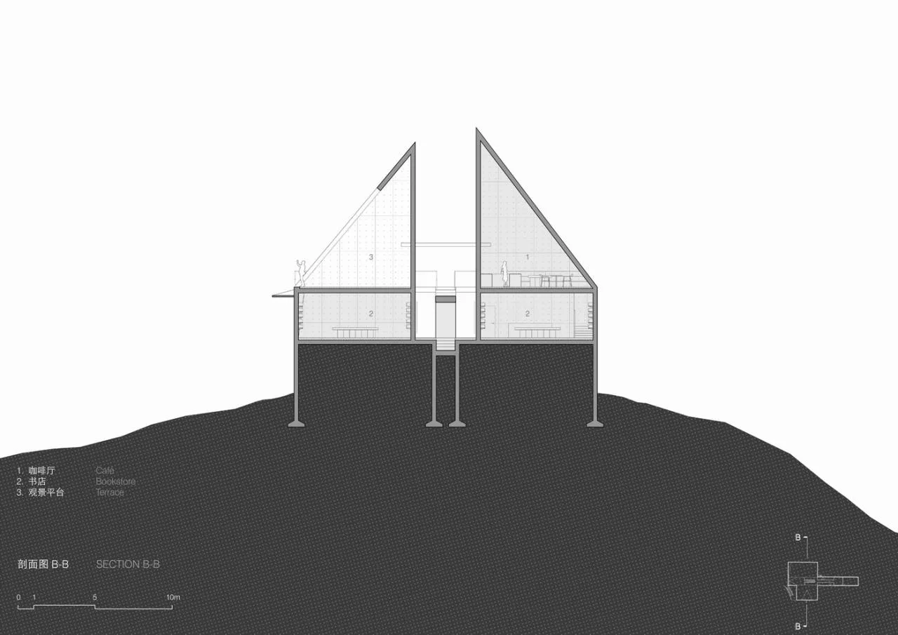 BIM Architecture | Nujiang Grand Canyon Pioneer Bookstore/Trail · Architectural Firm (TAO)