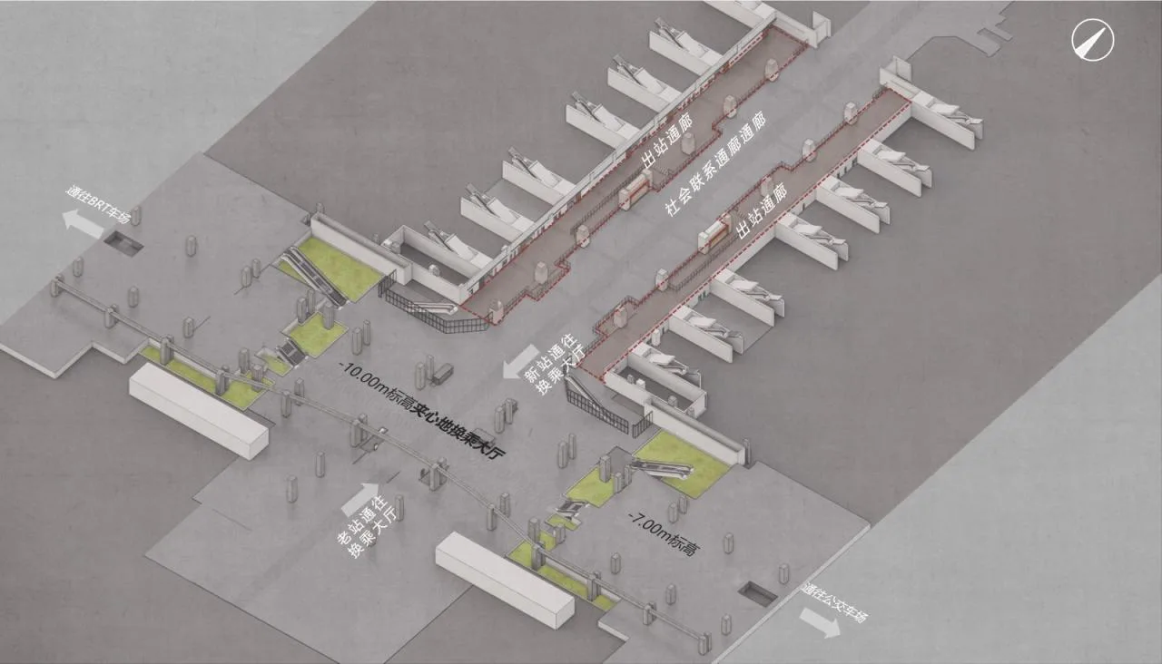 BIM Architecture | Xiamen North Station Expansion Design/CCDI Smart Interior Design