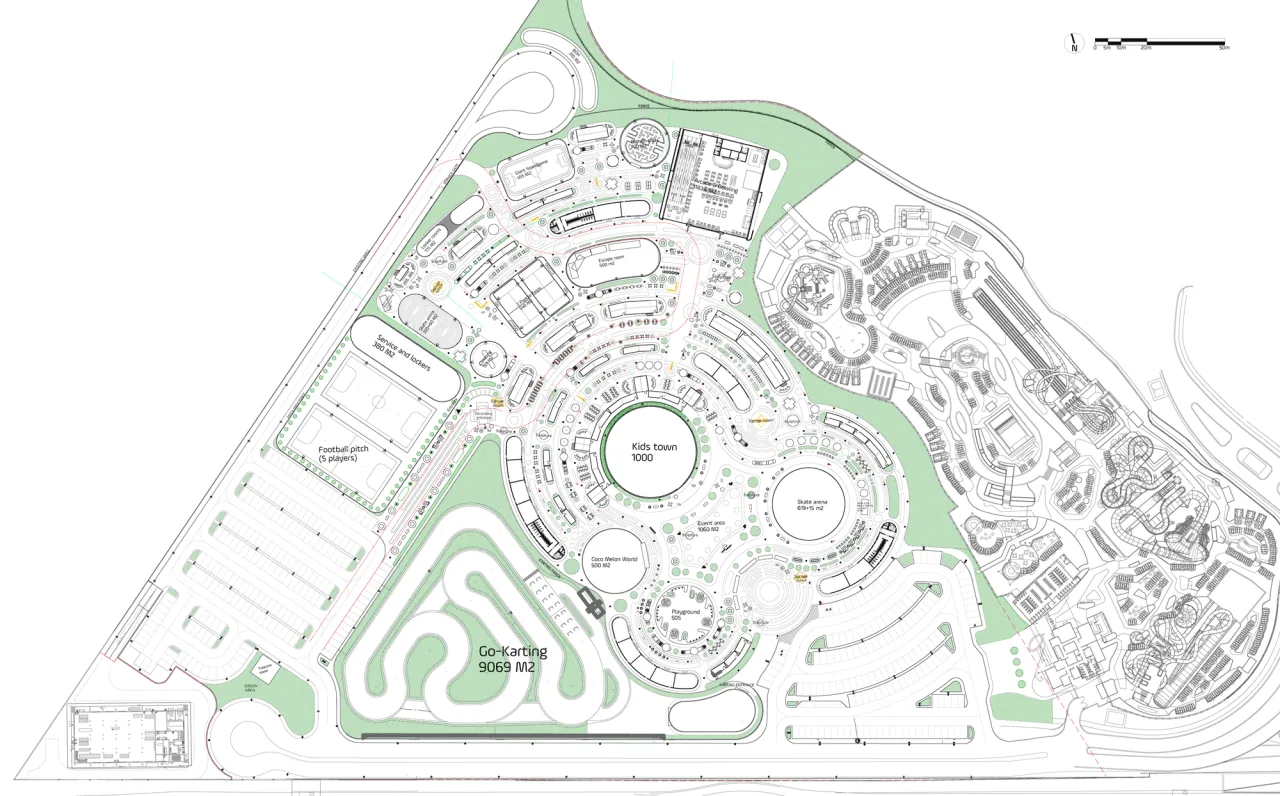 BIM Architecture | Malachi Cultural and Tourism Park: The hottest youth trendy cultural and tourism destination on the north coast of Egypt/Baizhu Design