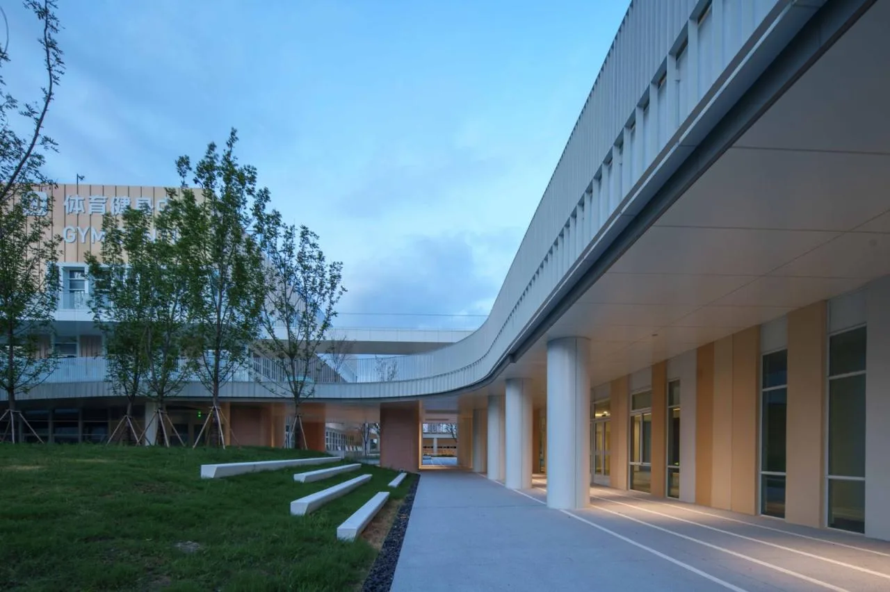 BIM Architecture | Shanghai Experimental School Jiading New City Branch/Daguan Landscape