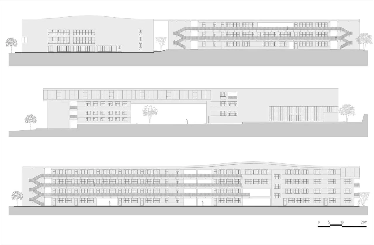 BIM Architecture | Nanshan Wufutang Senior High School/Lowercase Architecture