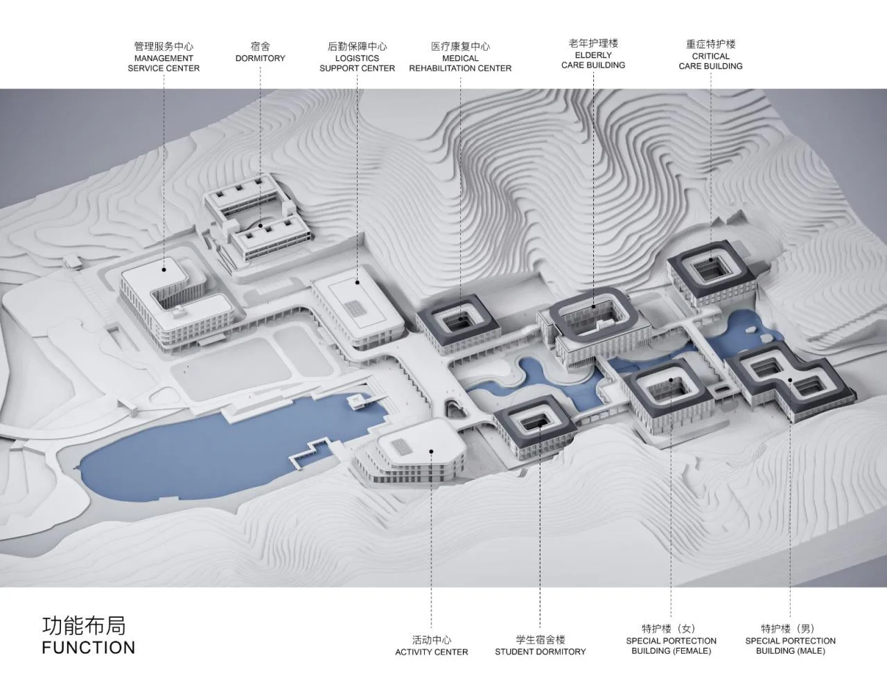 BIM Architecture | Landscape Healing, Livable Body and Mind: Hangzhou First Social Welfare Institute/Zhejiang University Architectural Design and Research Institute