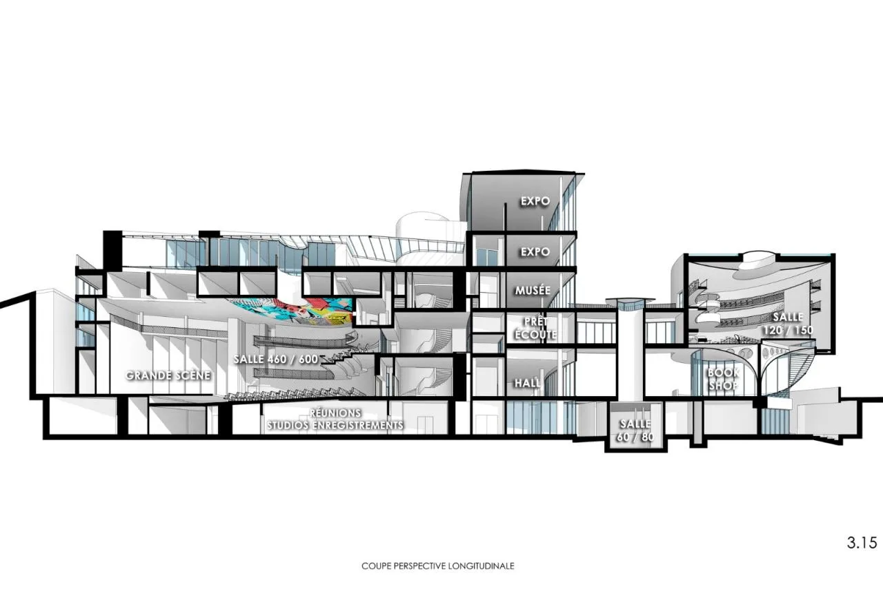 BIM Architecture | Namur Province Cultural Home/Philippe Samyn and Partners