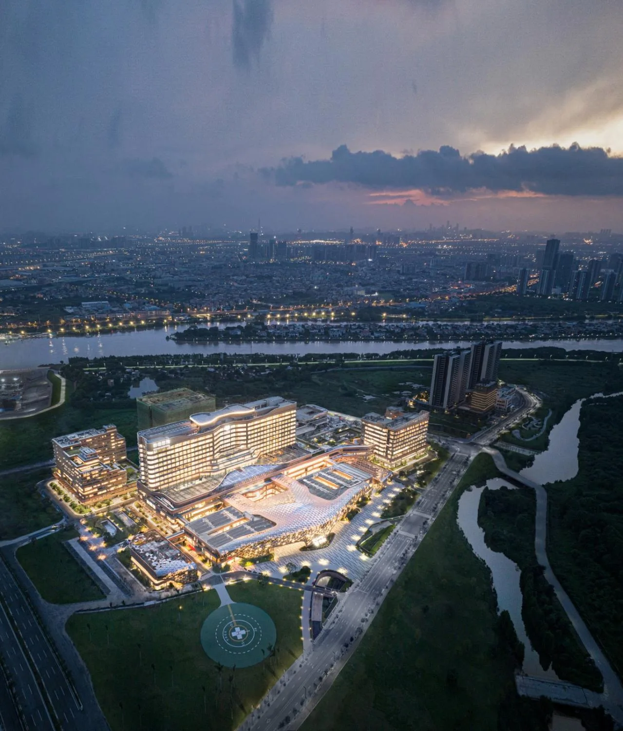 BIM Architecture | Midea · Heyou Hospital - the world's most beautiful garden style hospital with an investment of billions of dollars/Jiedian International Architecture in the UK