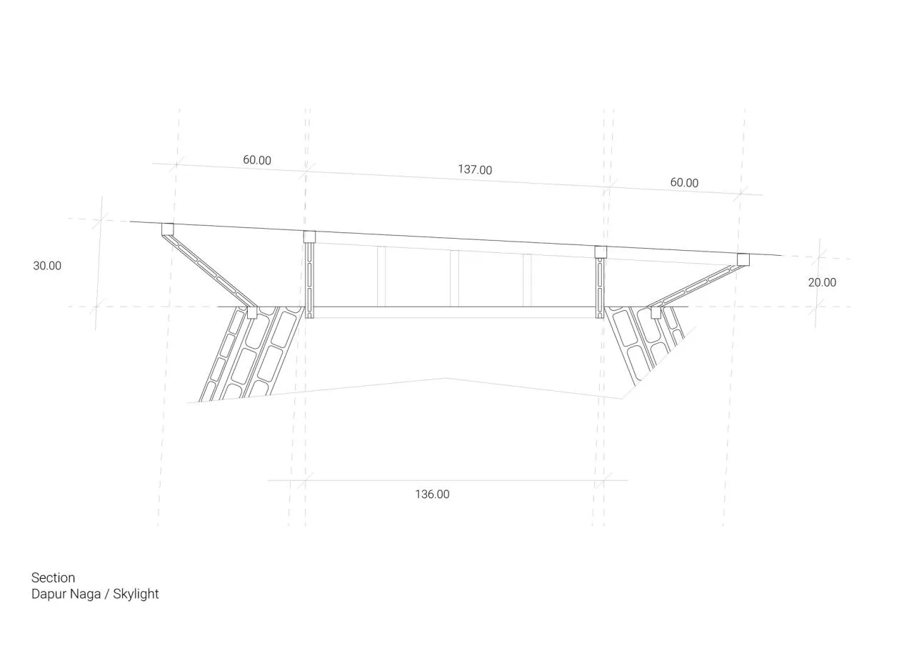 BIM Architecture | Dapur Naga Shared Kitchen and Dining Space/Bamboo U