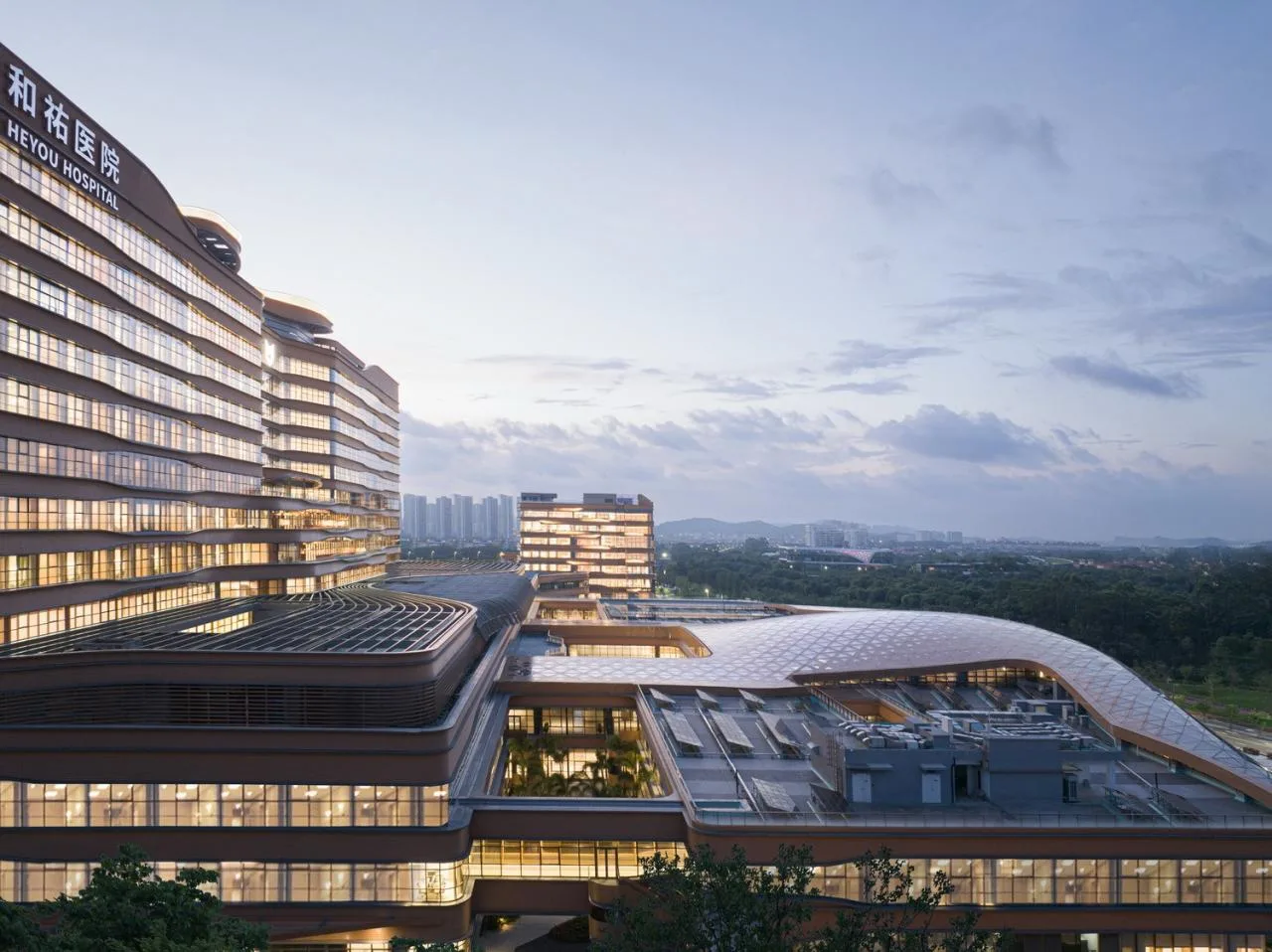 BIM Architecture | Midea · Heyou Hospital - the world's most beautiful garden style hospital with an investment of billions of dollars/Jiedian International Architecture in the UK