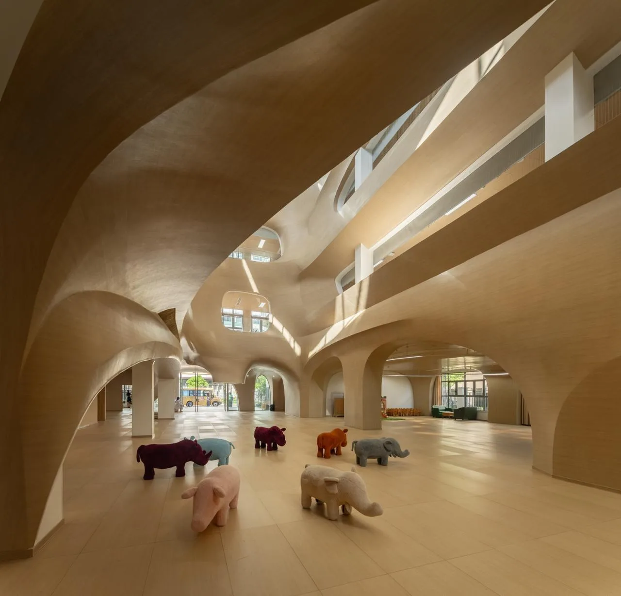 BIM Architecture | Shanghai Green New Lei City North Kindergarten/Huajian Group East China Institute/Environmental Institute - Liu Haiyang Team