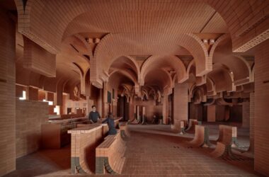 BIM Architecture: Island Cinema Wrapped in Dynamic Brick Waves – Yizheng Planning-BIM WORLD