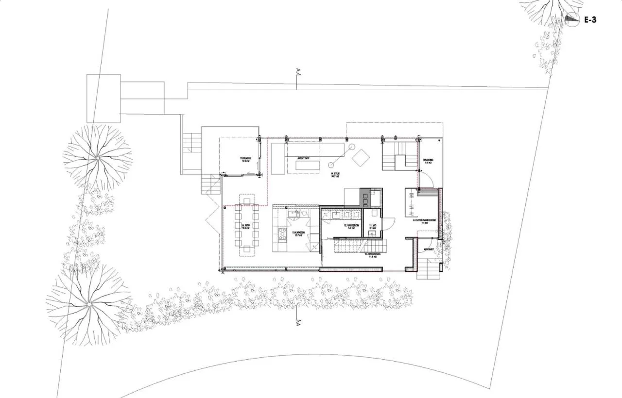 BIM Architecture | Residential Renovation at Sorbyhaugen 24, Oslo/MORFEUS Arkitekter