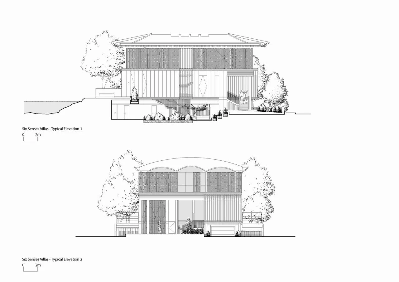 BIM Architecture | Thailand Six Senses Hotel Residential Project/Foster+Partners