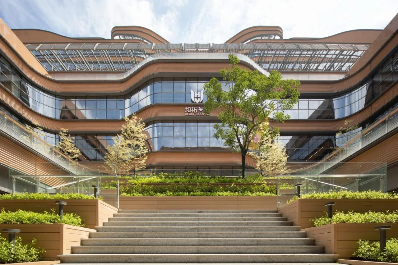 BIM Architecture | Midea · Heyou Hospital - the world's most beautiful garden style hospital with an investment of billions of dollars/Jiedian International Architecture in the UK