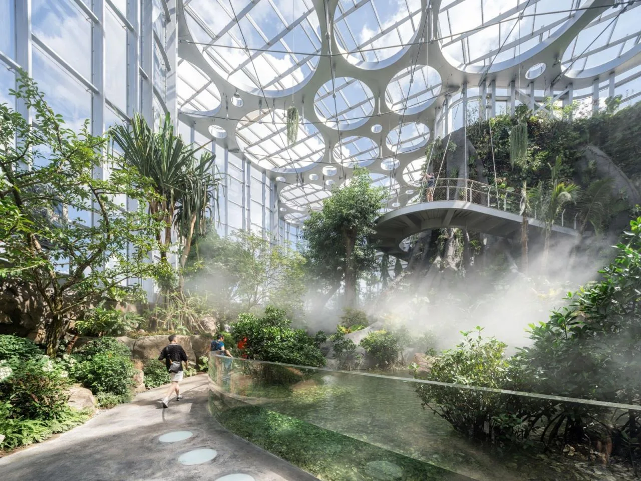 BIM Architecture | Shanghai version of 'Crazy Botanical Garden', Asia's largest greenhouse garden/Delugan Meissl Associated Architects