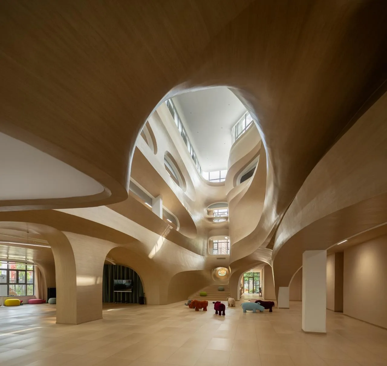 BIM Architecture | Shanghai Green New Lei City North Kindergarten/Huajian Group East China Institute/Environmental Institute - Liu Haiyang Team