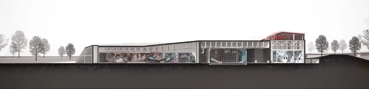 BIM Architecture | Long March Culture Digital Art Museum/China Zhongyuan