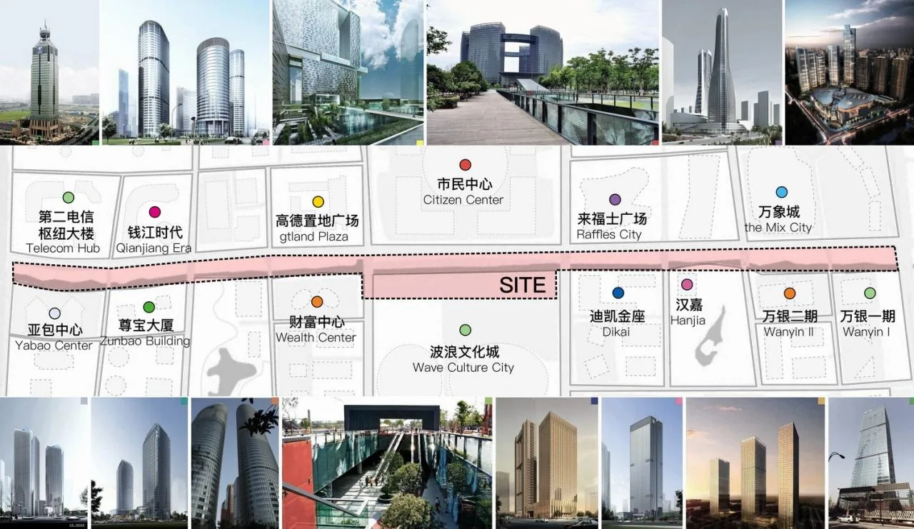 BIM Architecture | Xingtang and: Metro Supporting Facilities along Xintang River in Qianjiang New City, Hangzhou/Zhejiang University Architectural Design and Research Institute