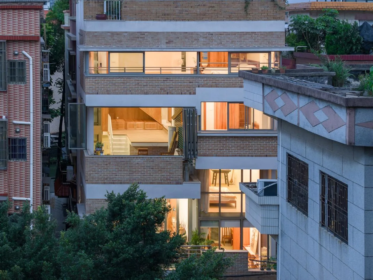 BIM architecture | Guangfu depth: Shunde self built/multi story buildings