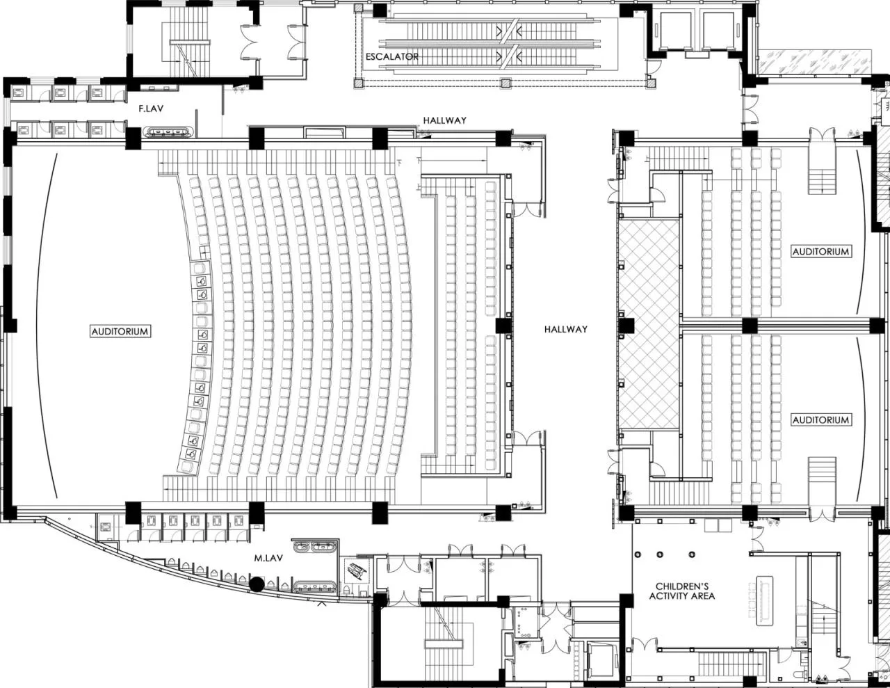 BIM Architecture | Island Cinema Wrapped in "Brick Waves"/Yizheng Planning