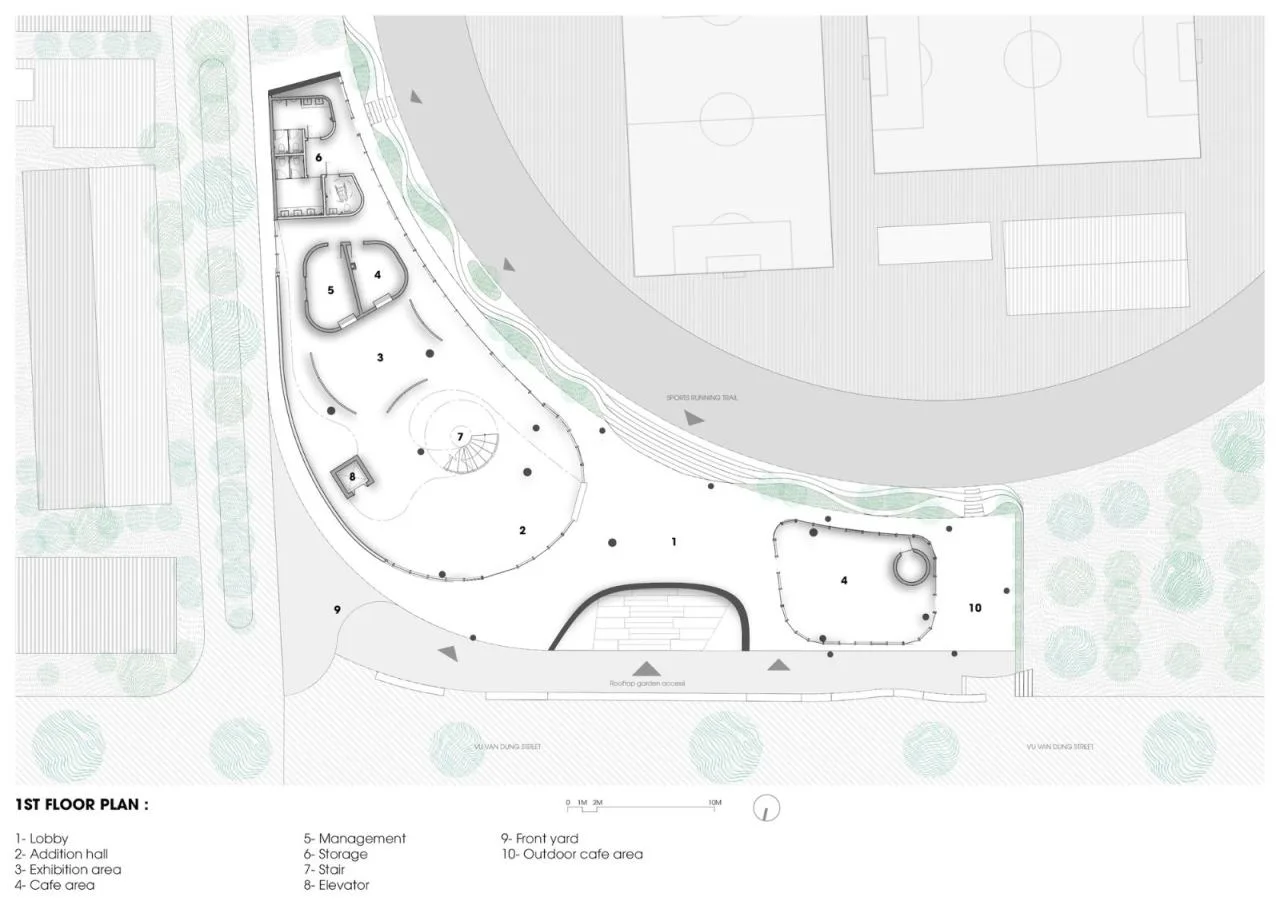 BIM Architecture | Schotra Art Exhibition Center/Ho Khue Architects
