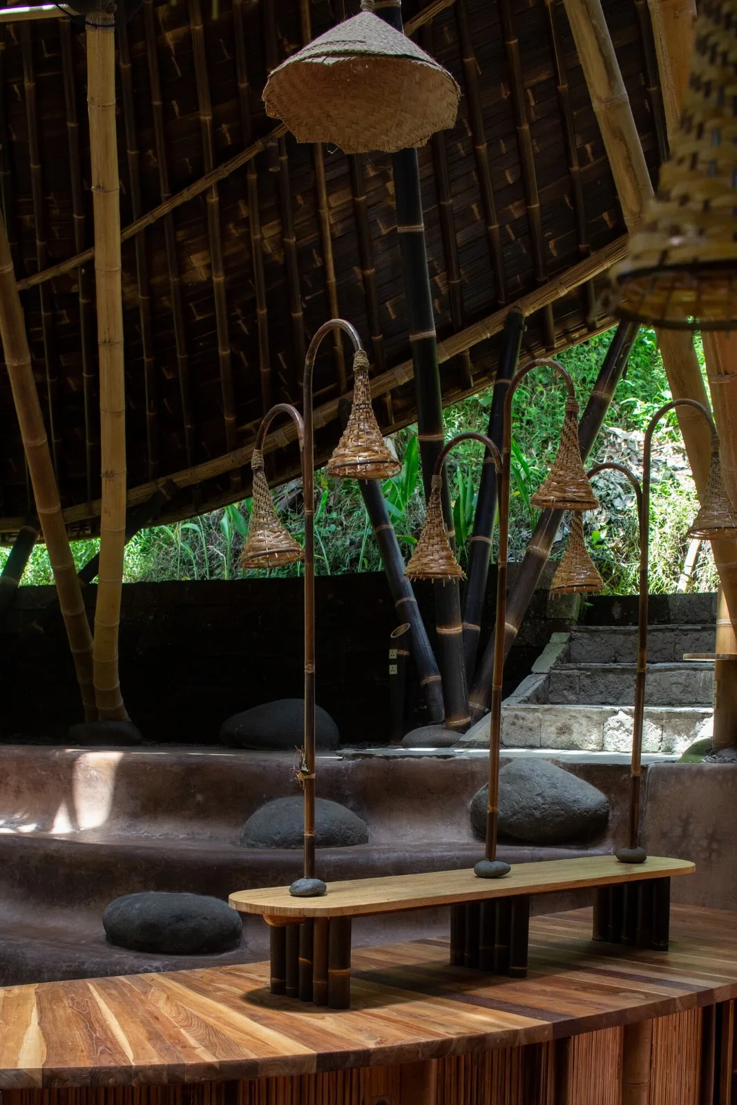 BIM Architecture | Dapur Naga Shared Kitchen and Dining Space/Bamboo U