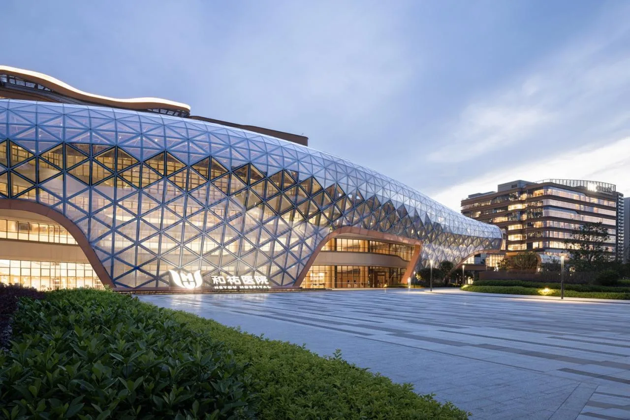 BIM Architecture | Midea · Heyou Hospital - the world's most beautiful garden style hospital with an investment of billions of dollars/Jiedian International Architecture in the UK
