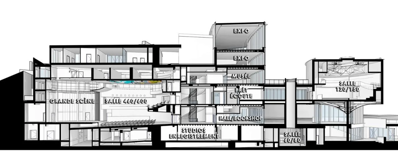 BIM Architecture | Namur Province Cultural Home/Philippe Samyn and Partners