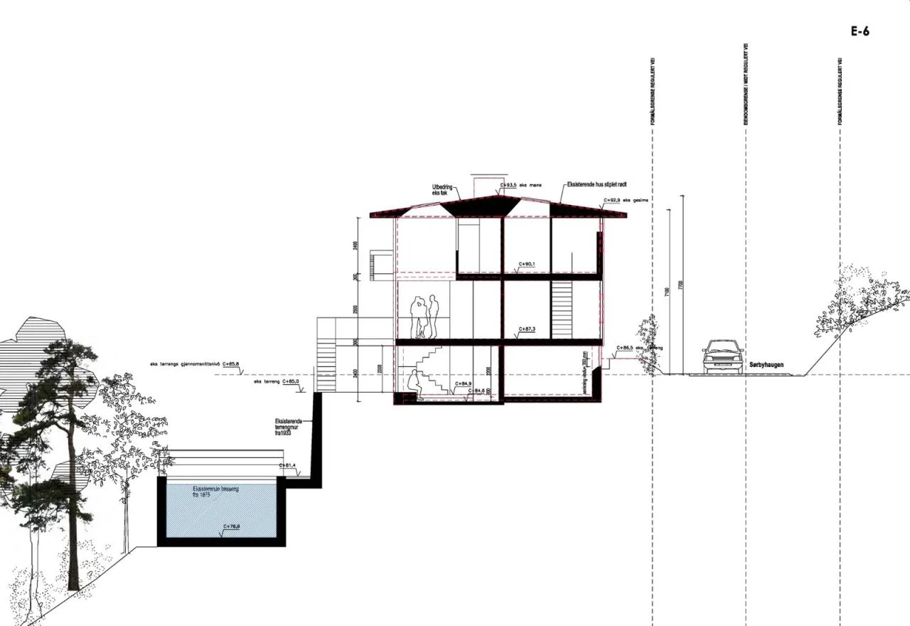 BIM Architecture | Residential Renovation at Sorbyhaugen 24, Oslo/MORFEUS Arkitekter