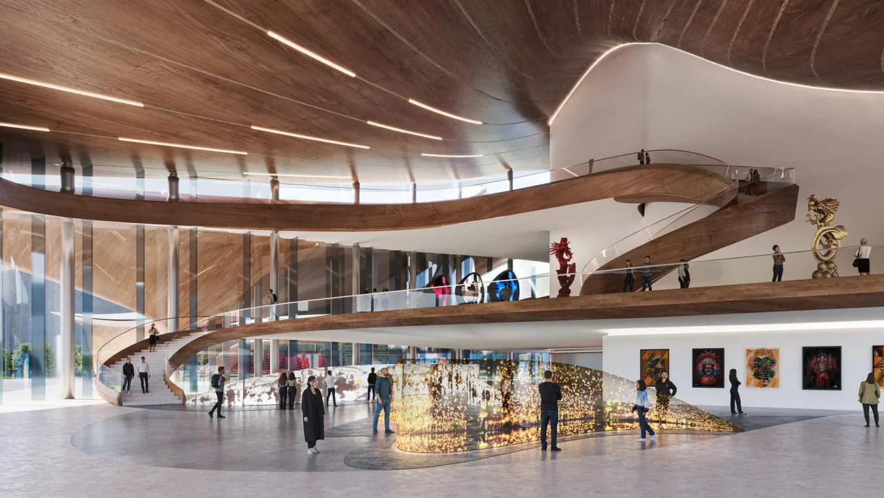 BIM Architecture | Bid winning Proposal for Cao'ejiang Cultural and Art Center/ZHA+Zhongnan Construction Institute