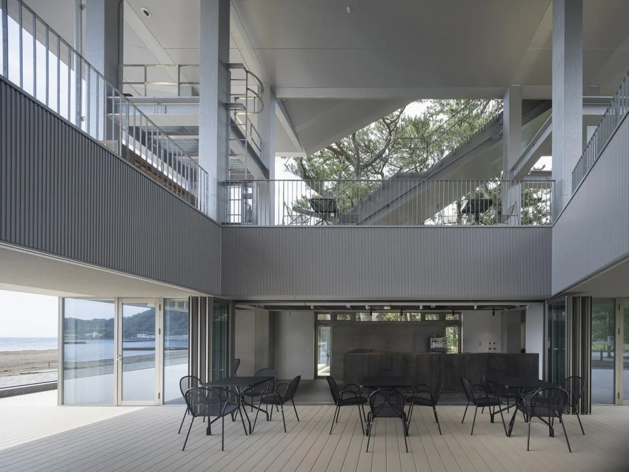 BIM Architecture | Tsunami Evacuation Complex: Toi Orange Terrace/Imai Laboratory, University of Tokyo IIS+Nippon Urban Space Co., Ltd