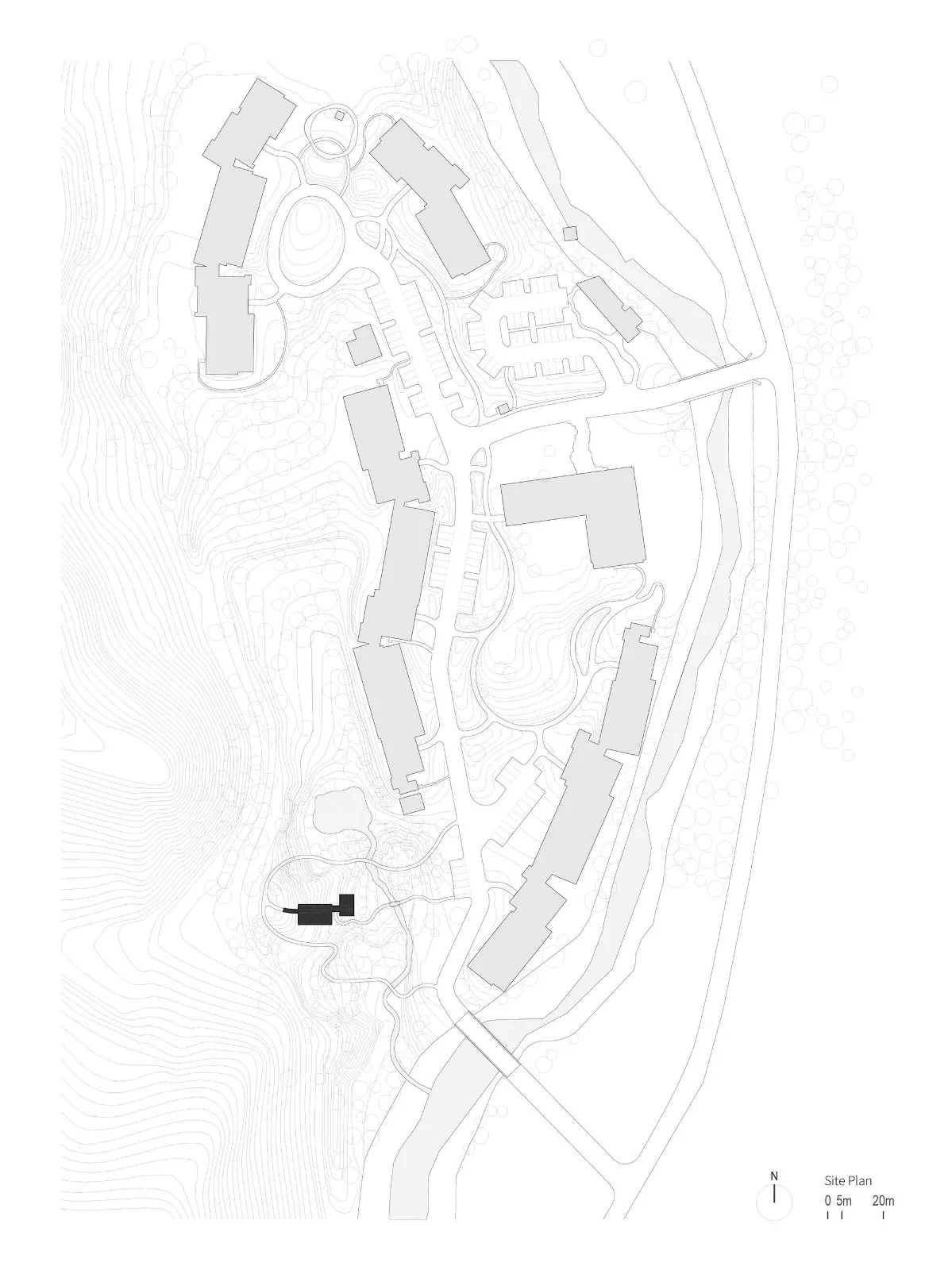 BIM Architecture | Wuling Mountain Eye Stone Soup Spring, Forest Instruments/Vertical Architecture