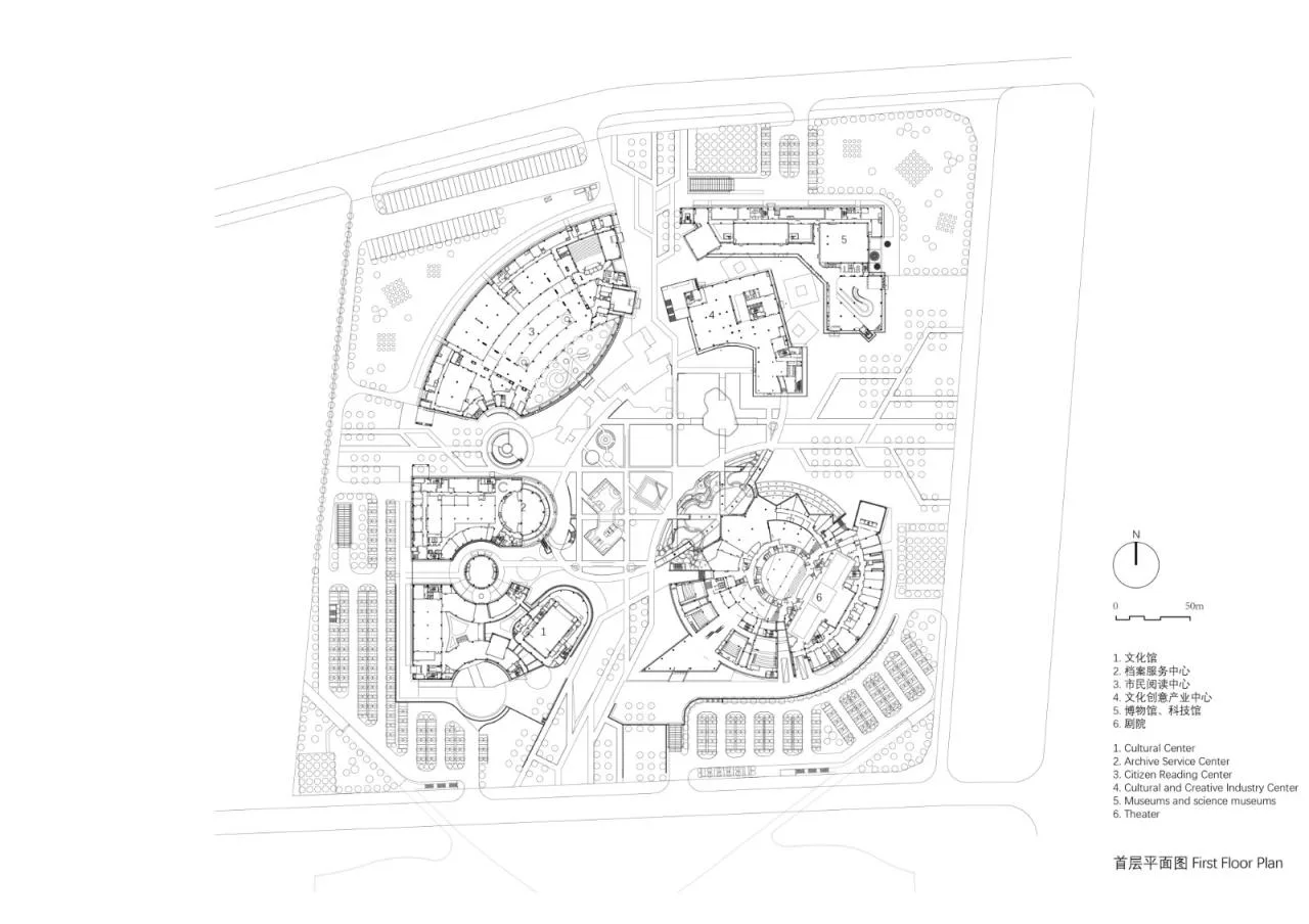 BIM Architecture | Wuhan Dongxihu Cultural Center/China Academy of Engineering Large Equipment Studio