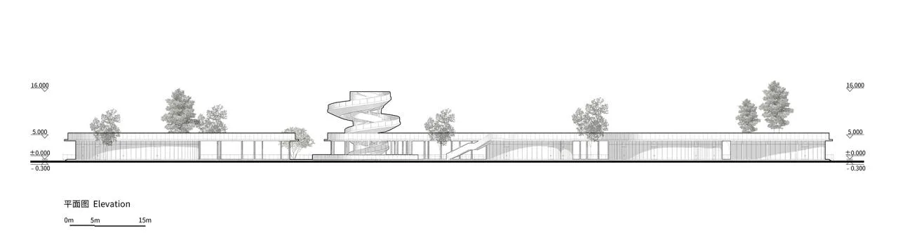 BIM Architecture | Fudao Lujiatan Wetland Park Commercial Service Center/MUDA Architecture