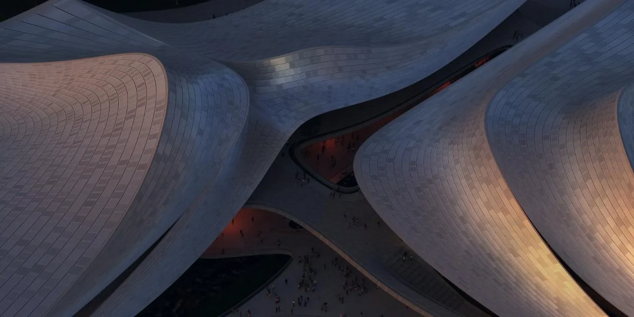 BIM Architecture | Bid winning Proposal for Cao'ejiang Cultural and Art Center/ZHA+Zhongnan Construction Institute