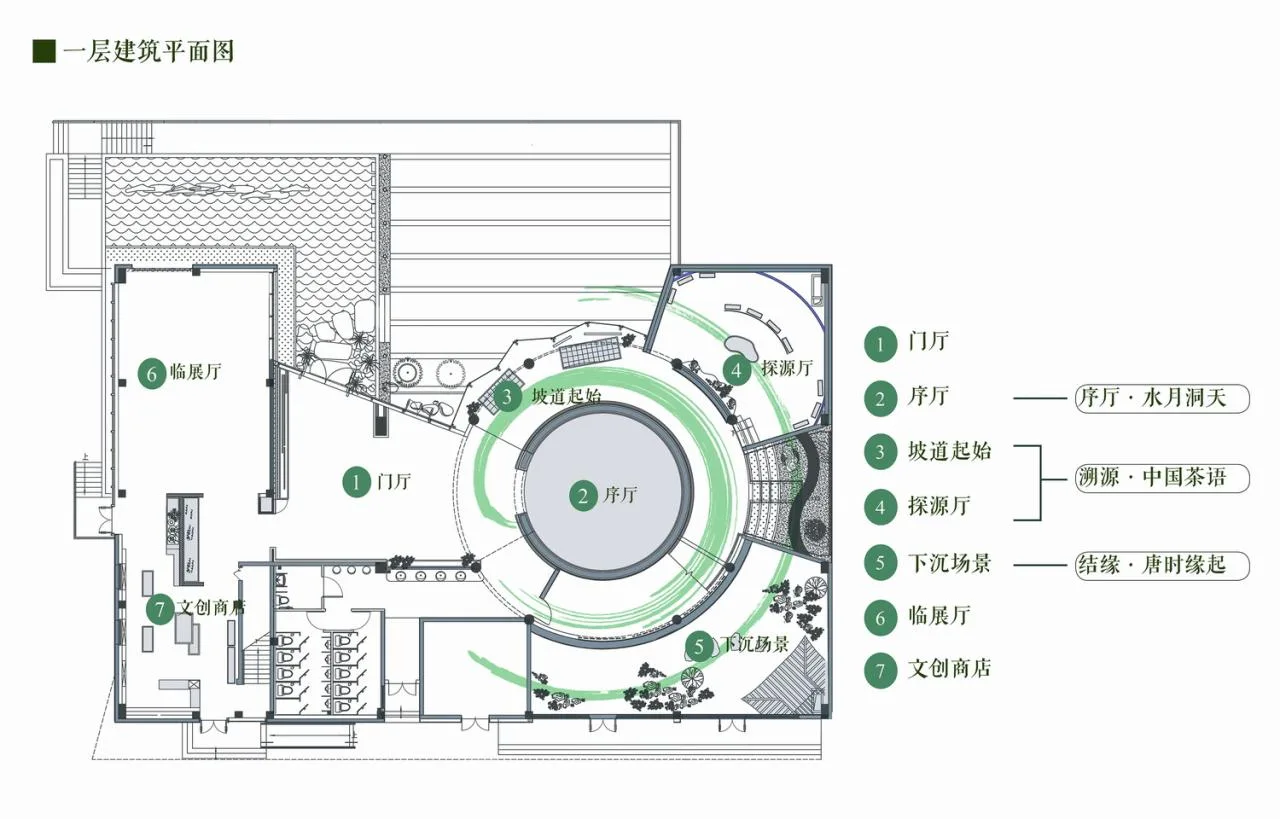 BIM Architecture | Life of Yaye: Renovation of Biluochun Tea Culture Exhibition Hall/Zhongheng Design