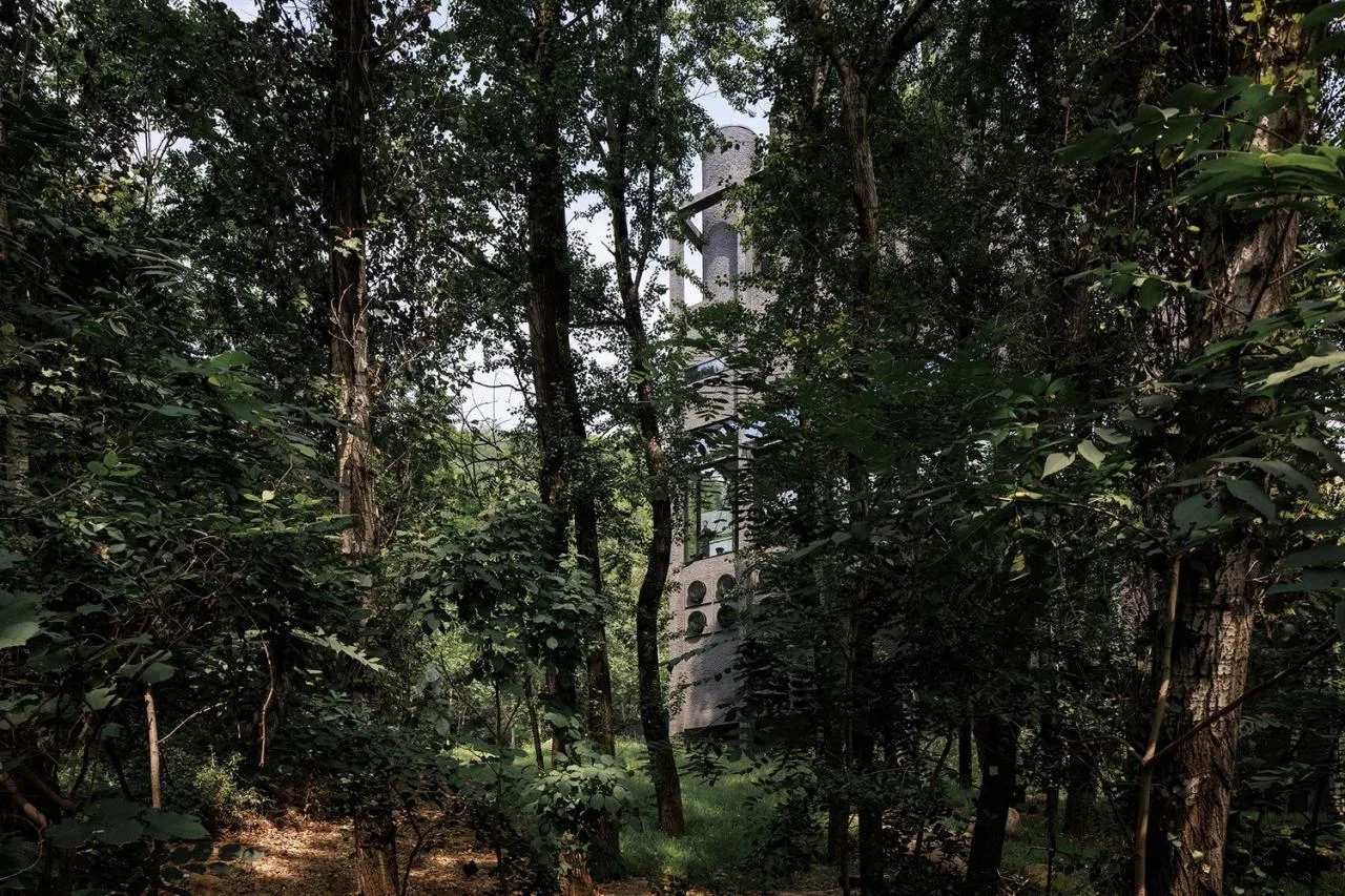 BIM Architecture | Wuling Mountain Eye Stone Soup Spring, Forest Instruments/Vertical Architecture
