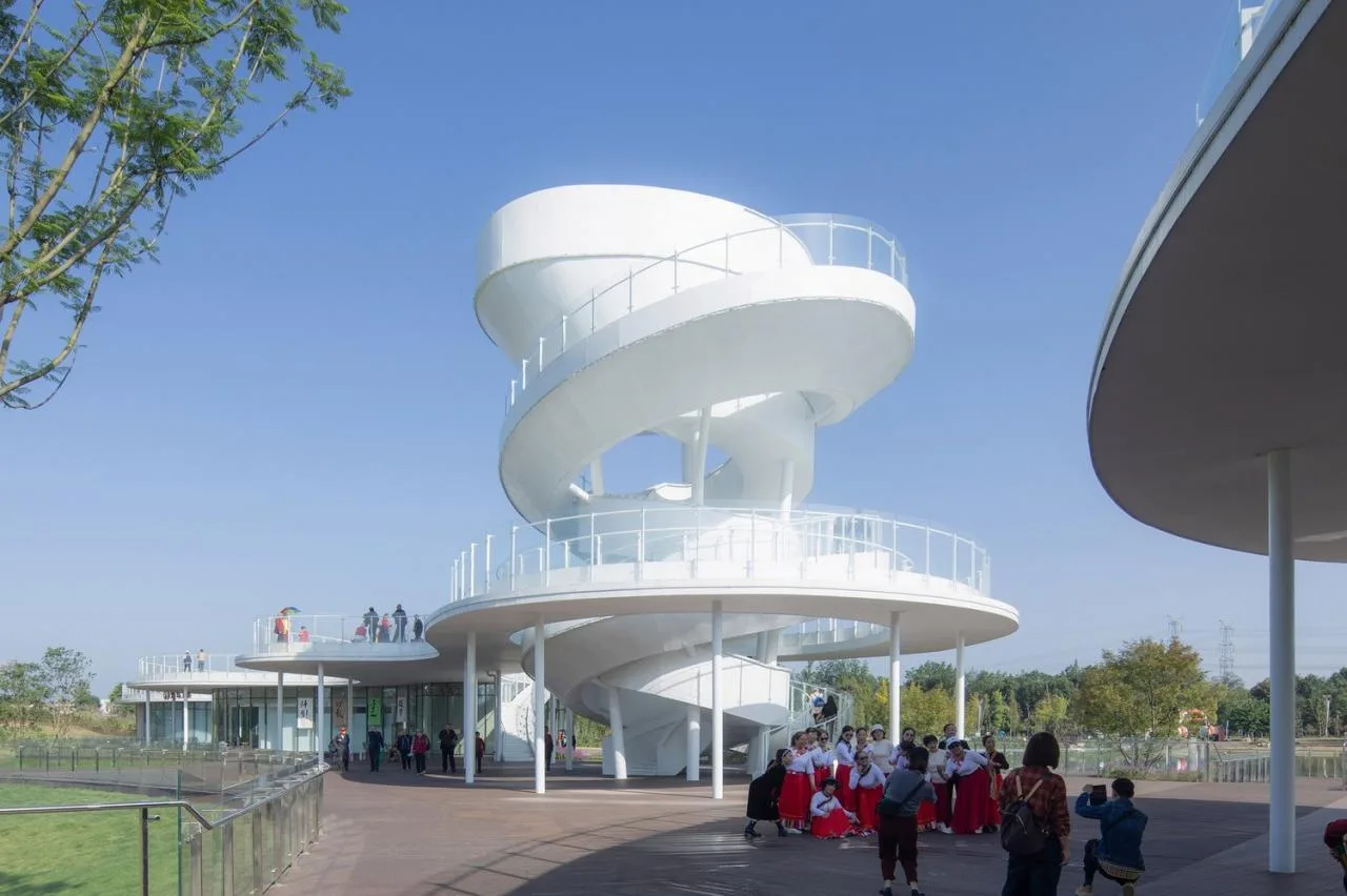 BIM Architecture | Fudao Lujiatan Wetland Park Commercial Service Center/MUDA Architecture